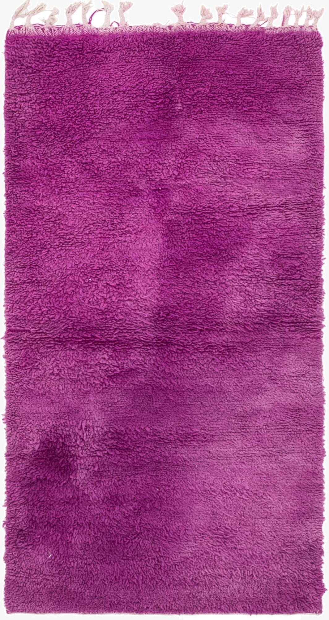  3' x 5' 9  Hand Knotted Moroccan Wool Rug