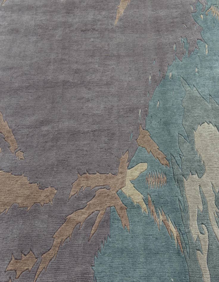 Detail image of 8' x 11' 3 Hand Knotted Nepal Wool Rug