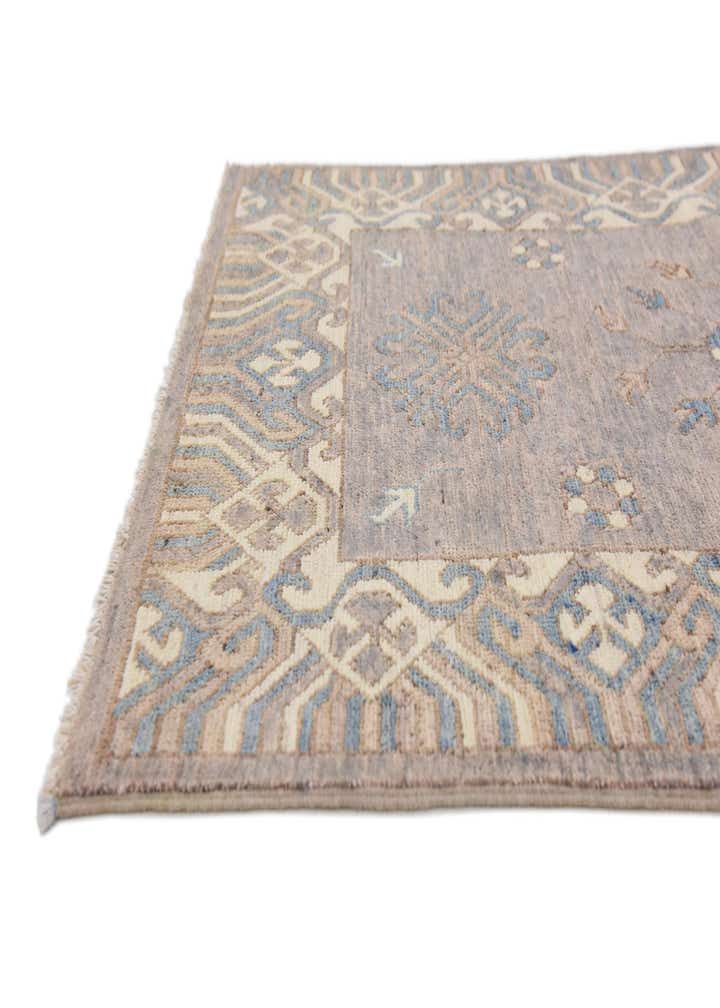 3' x 9' 9 Hand Knotted Khotan Ziegler Oriental Runner Rug