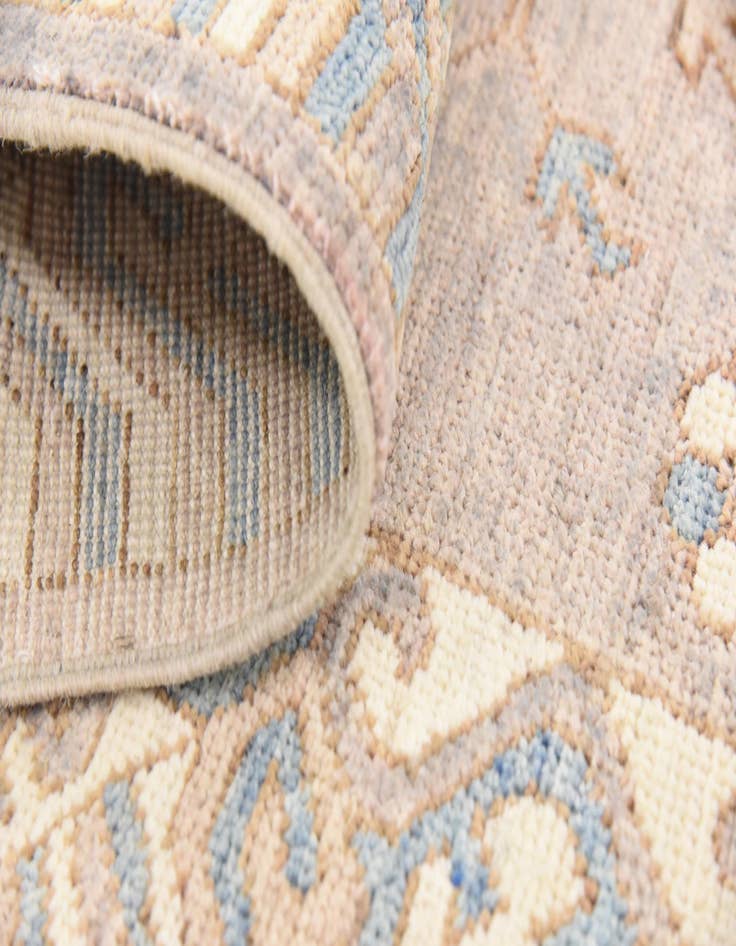 Detail image of 3' x 9' 9  Hand Knotted Khotan Ziegler Oriental Runner Rug