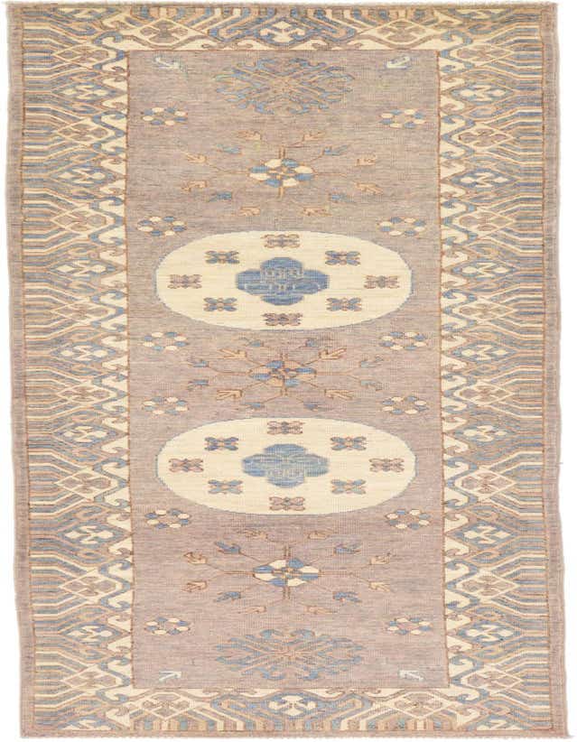 3' x 9' 9 Hand Knotted Khotan Ziegler Oriental Runner Rug