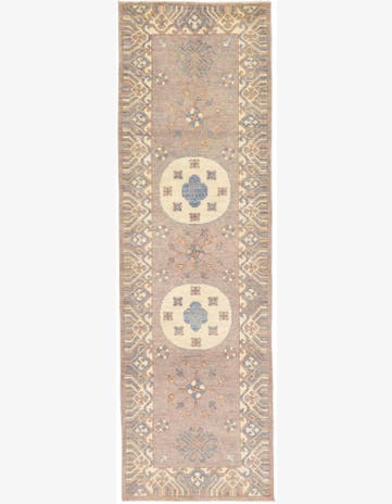 3' x 9' 9 Hand Knotted Khotan Ziegler Oriental Runner Rug