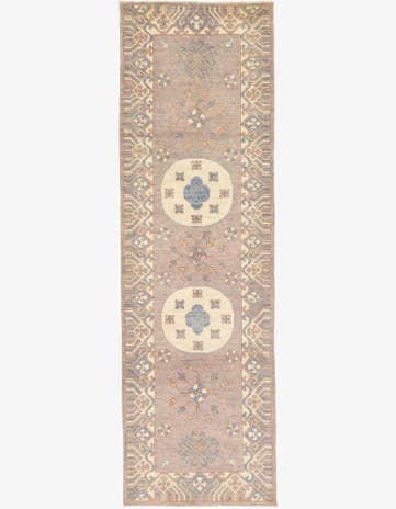 3' x 9' 9 Hand Knotted Khotan Ziegler Oriental Runner Rug