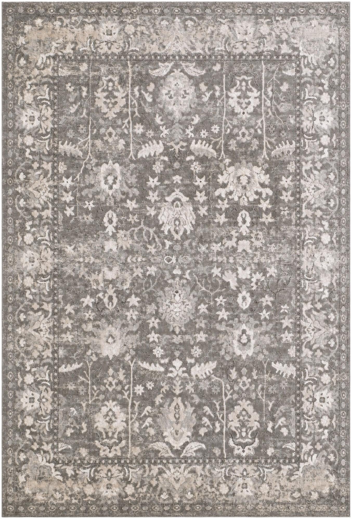 Leacock · Border rug, gray