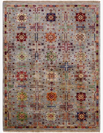 5' x 6' 6 Hand Knotted Ariana Ziegler Rug