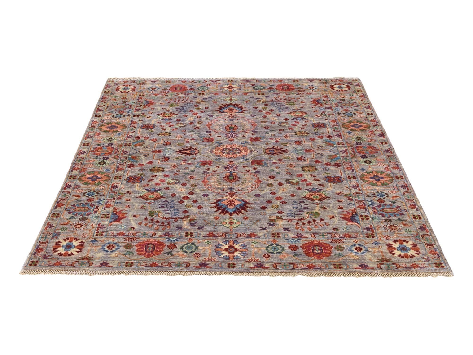 5' 1 x 6' 5 Hand Knotted Ariana Ziegler Rug