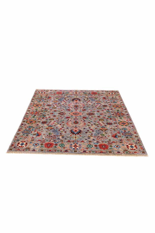 Detail image of 5' 1 x 6' 5 Hand Knotted Ariana Ziegler Rug