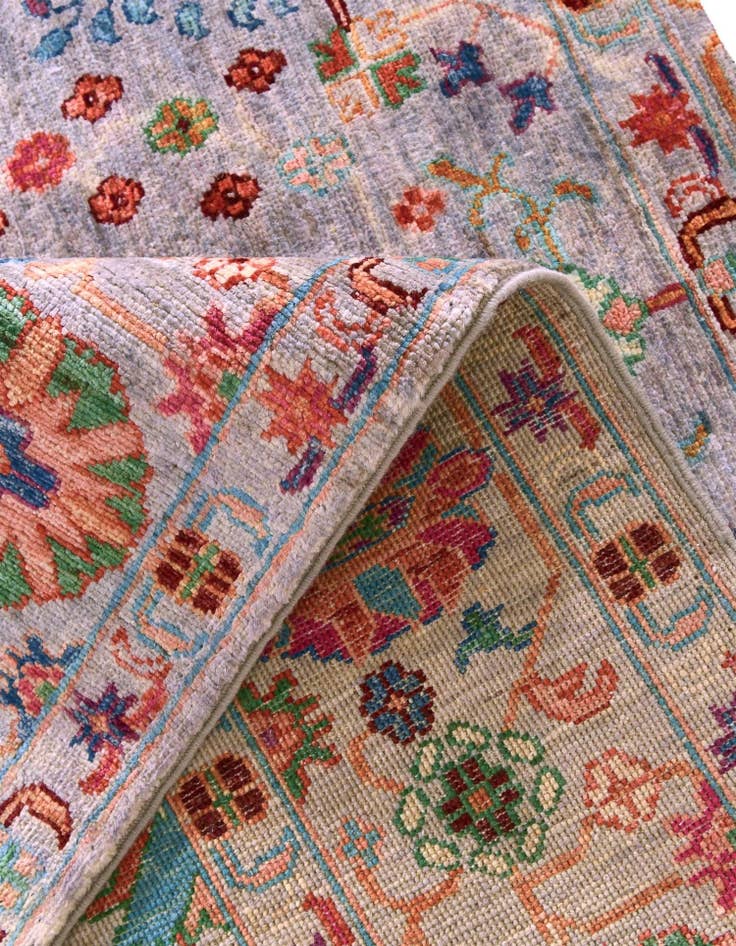 Detail image of 5' 1 x 6' 5 Hand Knotted Ariana Ziegler Rug