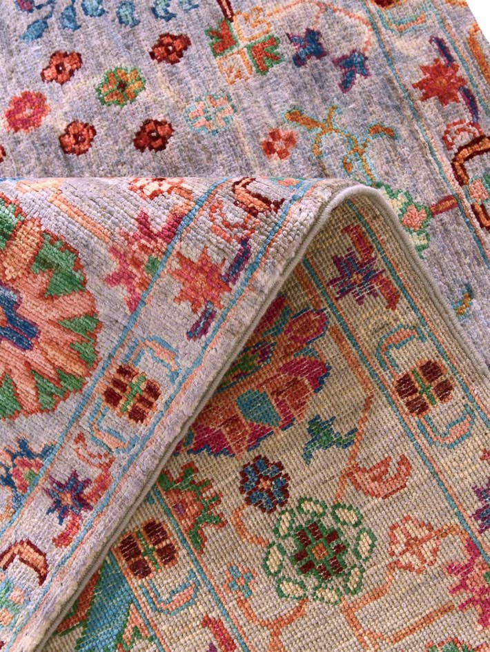 Detail image of 5' 1 x 6' 5 Hand Knotted Ariana Ziegler Rug
