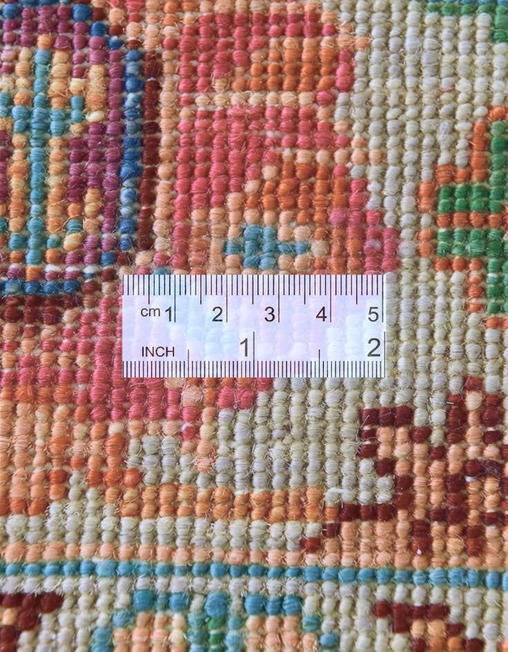 Detail image of 5' 1 x 6' 5 Hand Knotted Ariana Ziegler Rug