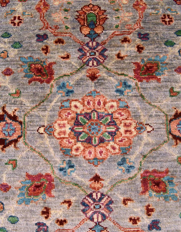 Detail image of 5' 1 x 6' 5 Hand Knotted Ariana Ziegler Rug