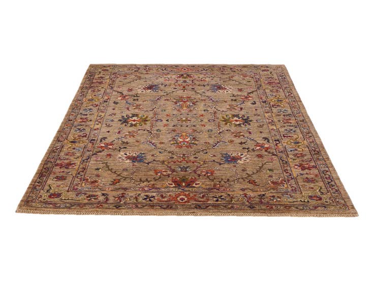 Detail image of 5' 1 x 7' Hand Knotted Ariana Ziegler Rug