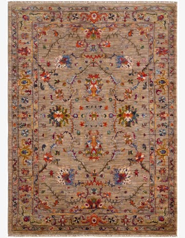 5' 1 x 7' Hand Knotted Ariana Ziegler Rug