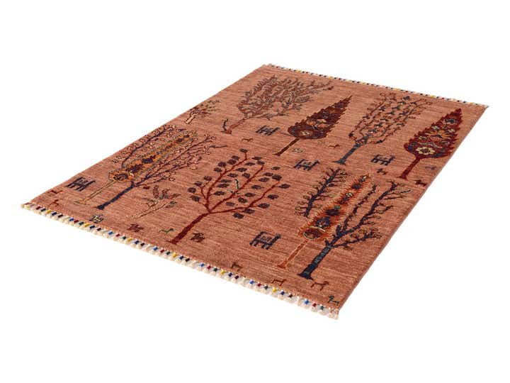 3' 5 x 4' 11 Hand Knotted Ariana Ziegler Rug