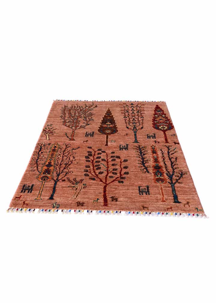 3' 5 x 4' 11 Hand Knotted Ariana Ziegler Rug
