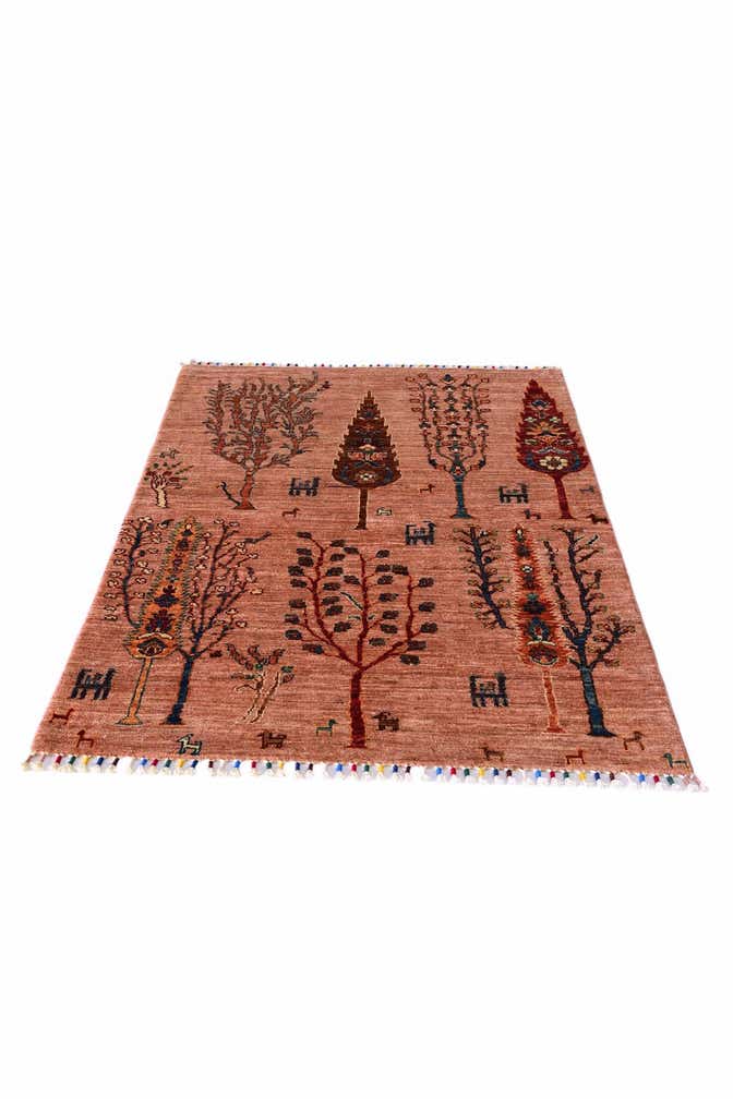 3' 5 x 4' 11 Hand Knotted Ariana Ziegler Rug