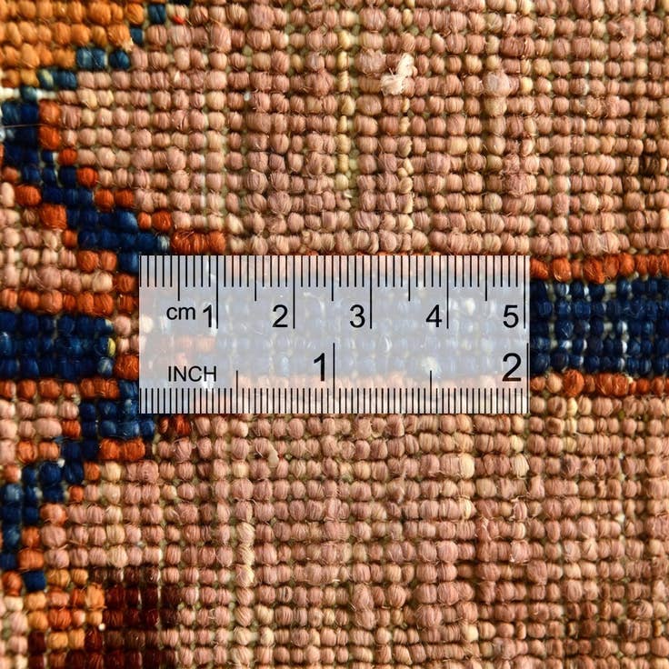 Detail image of 3' 5 x 4' 11 Hand Knotted Ariana Ziegler Rug