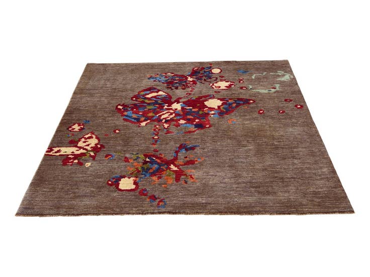 Detail image of 5' x 6' 5 Hand Knotted Ariana Ziegler Rug