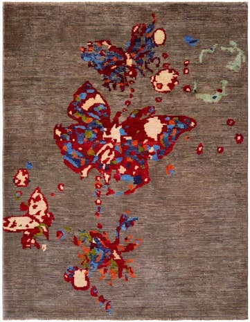 5' x 6' 5 Hand Knotted Ariana Ziegler Rug