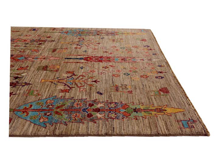 5' 1 x 6' 6 Hand Knotted Ariana Ziegler Rug