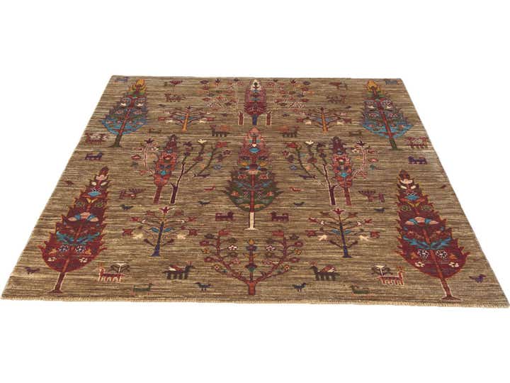 5' 1 x 6' 6 Hand Knotted Ariana Ziegler Rug