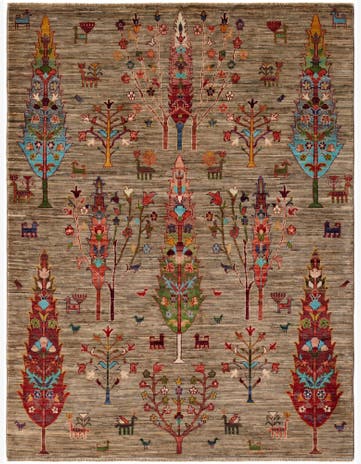 5' 1 x 6' 6 Hand Knotted Ariana Ziegler Rug