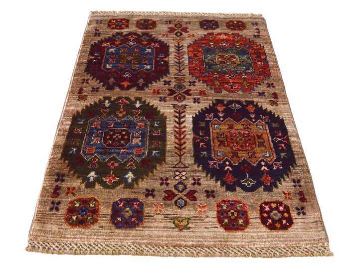 2' x 3' 1 Hand Knotted Ariana Ziegler Rug