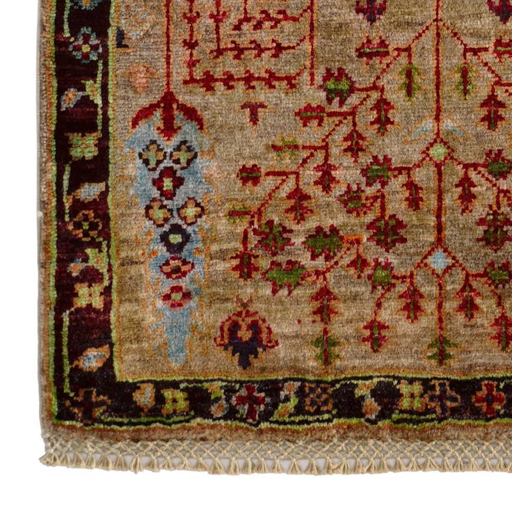 Detail image of 2' x 3' 2 Hand Knotted Ariana Ziegler Rug