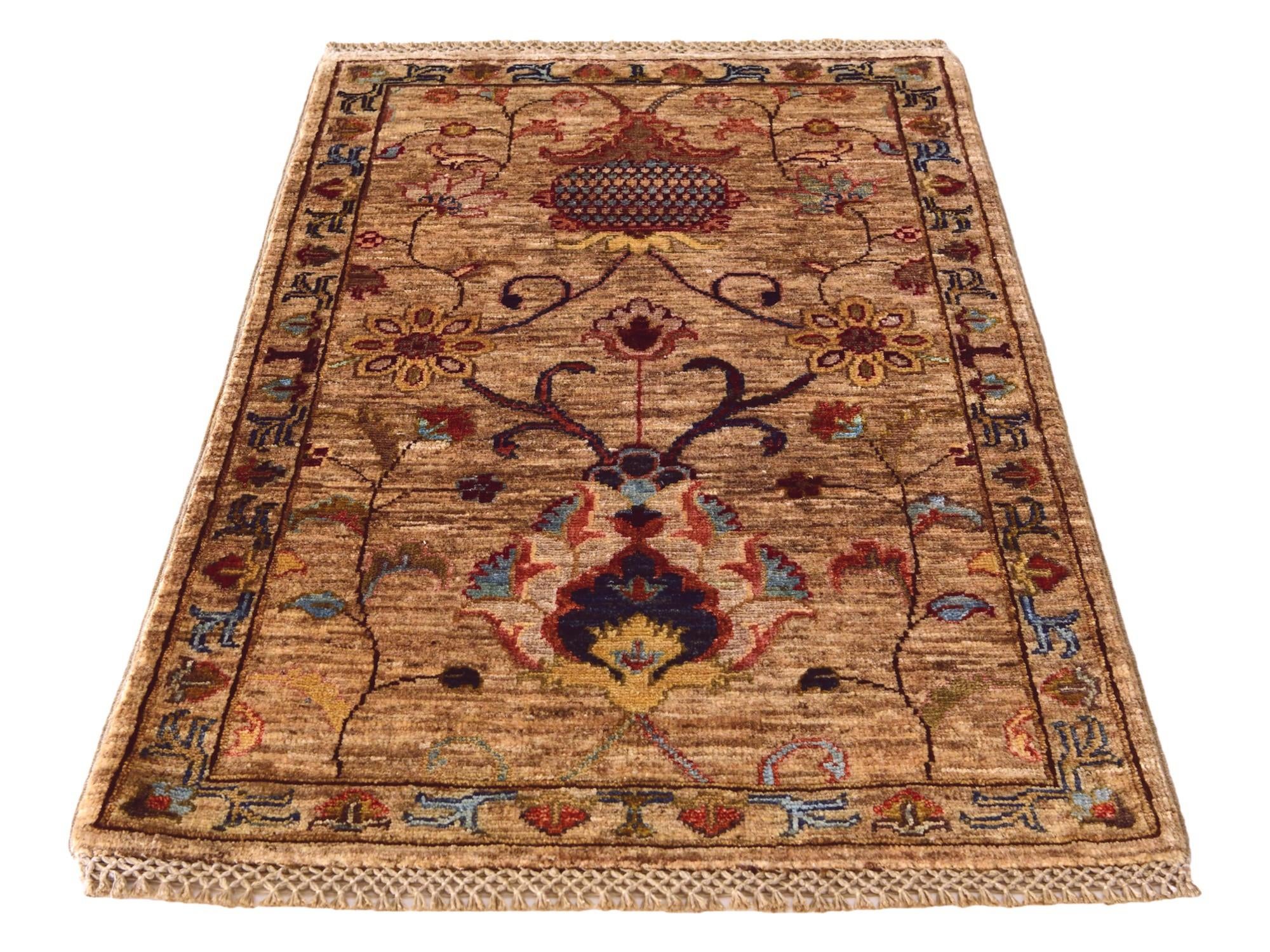 2' x 3' 1 Hand Knotted Ariana Ziegler Rug