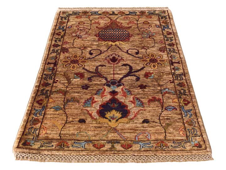 2' x 3' 1 Hand Knotted Ariana Ziegler Rug