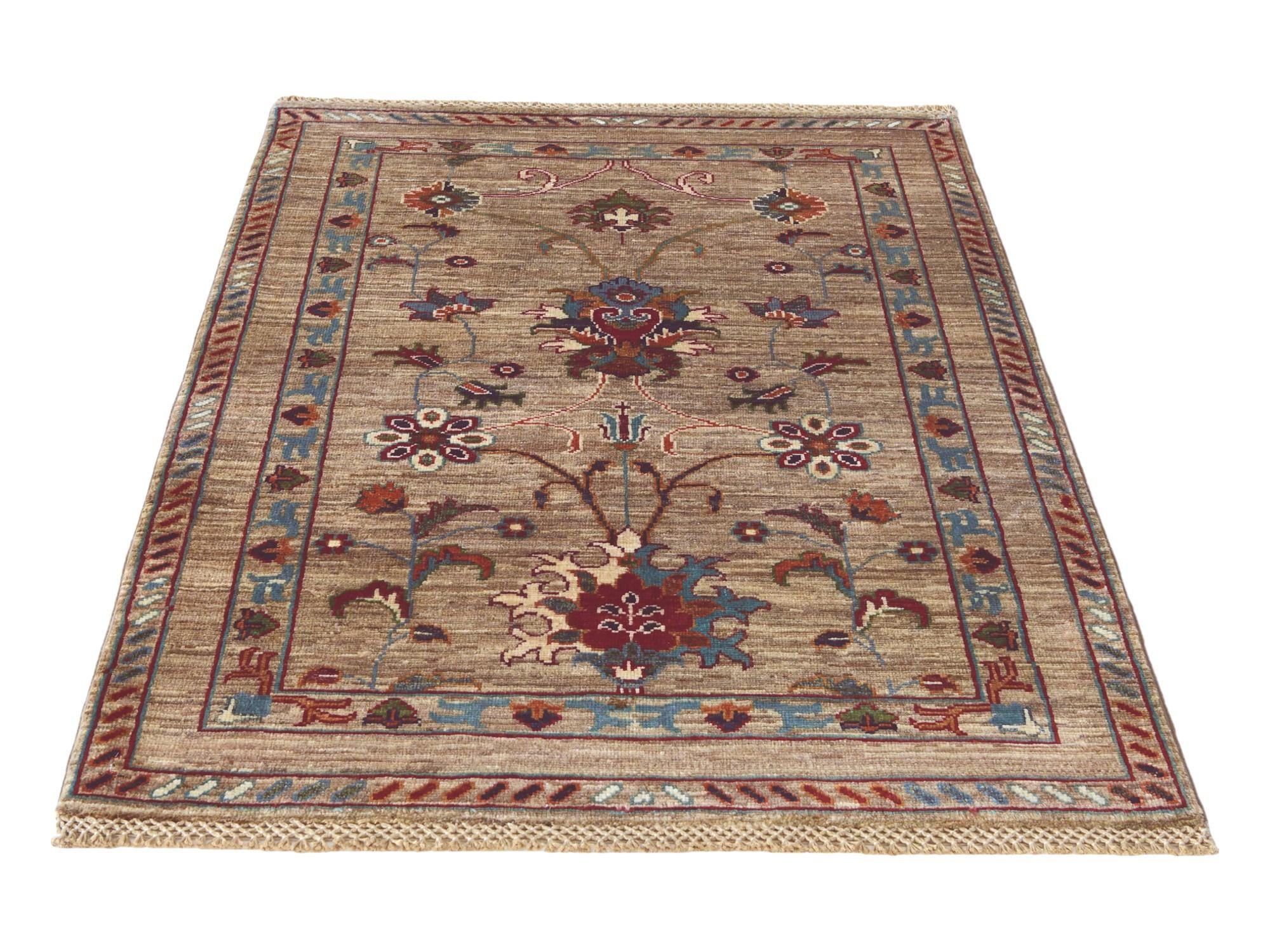 3' x 4' 2 Hand Knotted Ariana Ziegler Rug