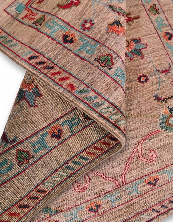 Detail image of 3' x 4' 2 Hand Knotted Ariana Ziegler Rug