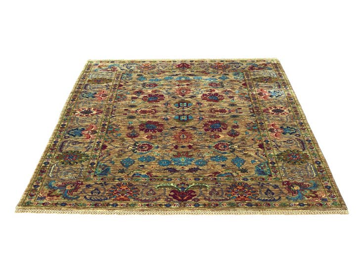 Detail image of 5' 2 x 6' 8 Hand Knotted Ariana Ziegler Rug