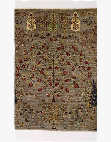 5' 4 x 6' 9 Hand Knotted Ariana Ziegler Rug