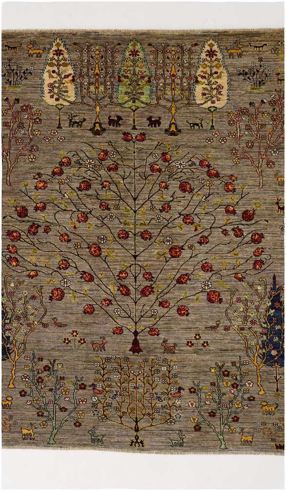 5' 4 x 6' 9 Hand Knotted Ariana Ziegler Rug
