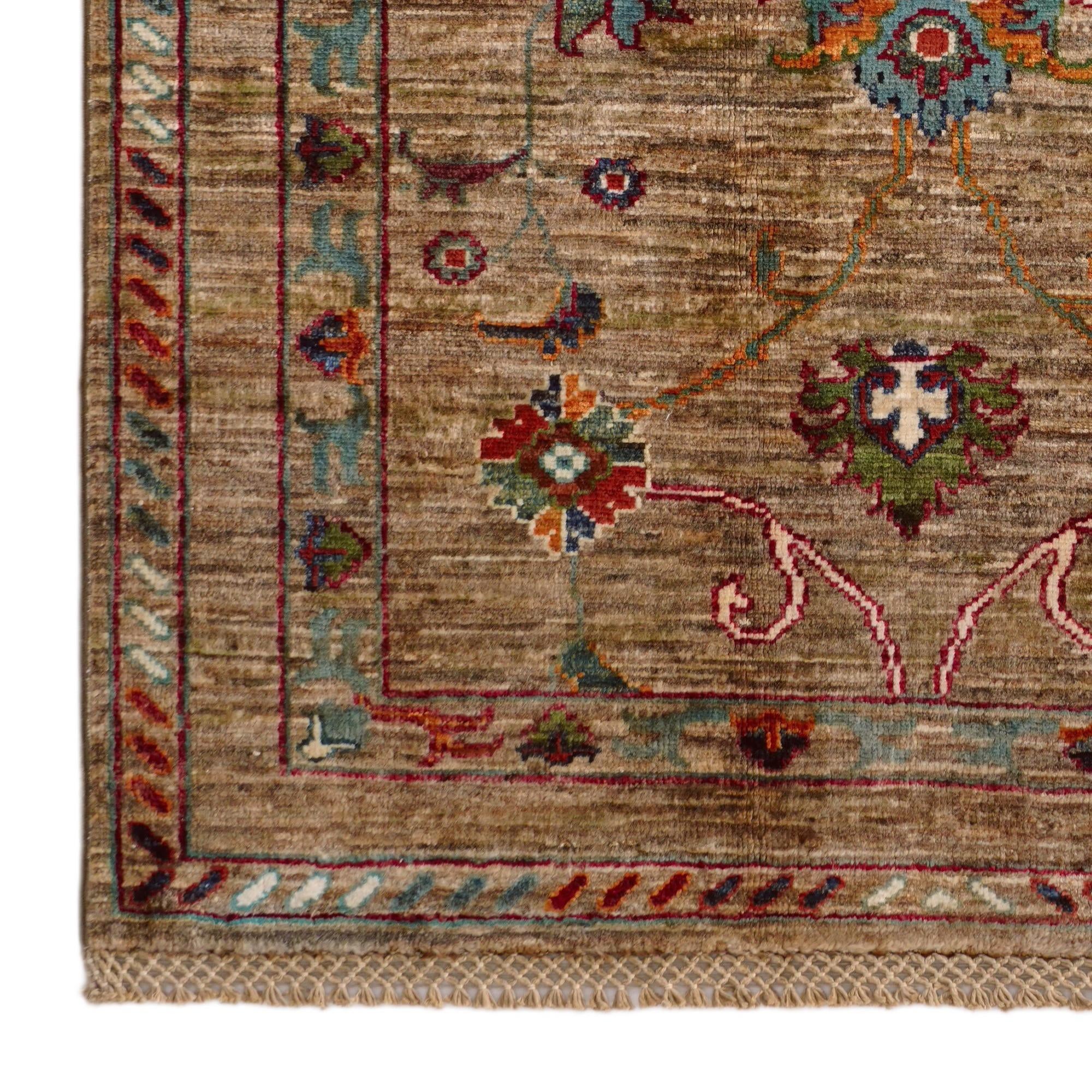 2' 11 x 4' 2 Hand Knotted Ariana Ziegler Rug