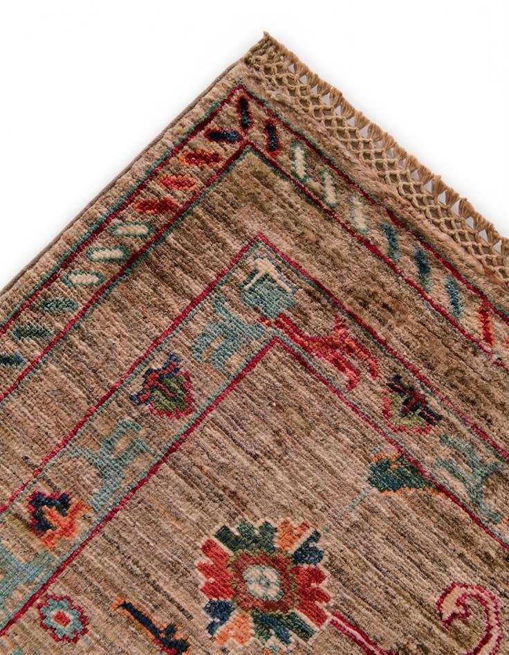 Detail image of 2' 11 x 4' 2 Hand Knotted Ariana Ziegler Rug