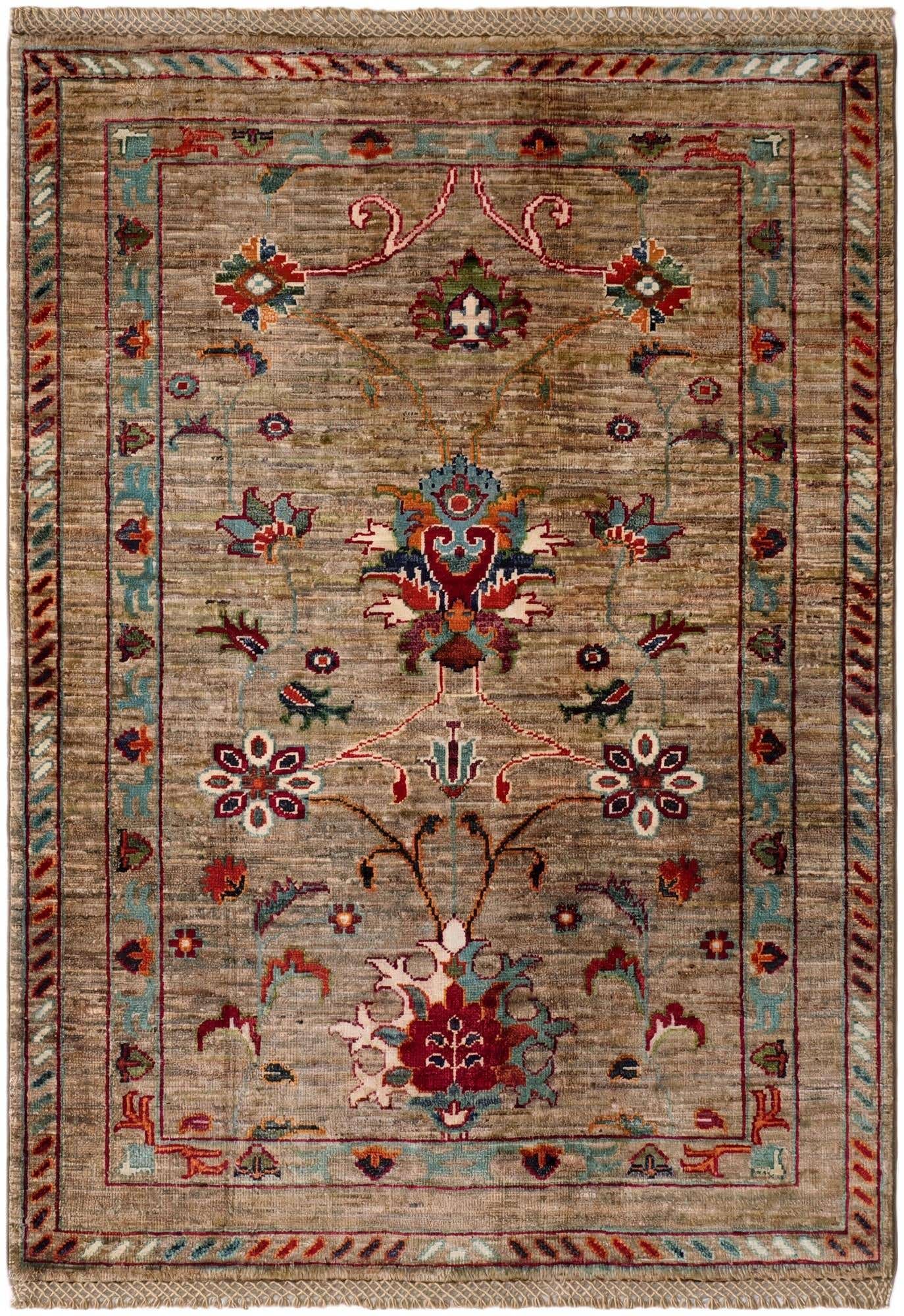 2' 11 x 4' 2 Hand Knotted Ariana Ziegler Rug