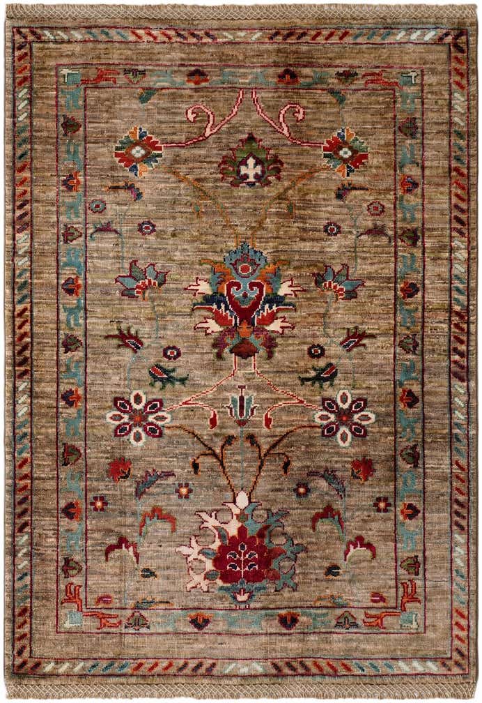 2' 11 x 4' 2 Hand Knotted Ariana Ziegler Rug