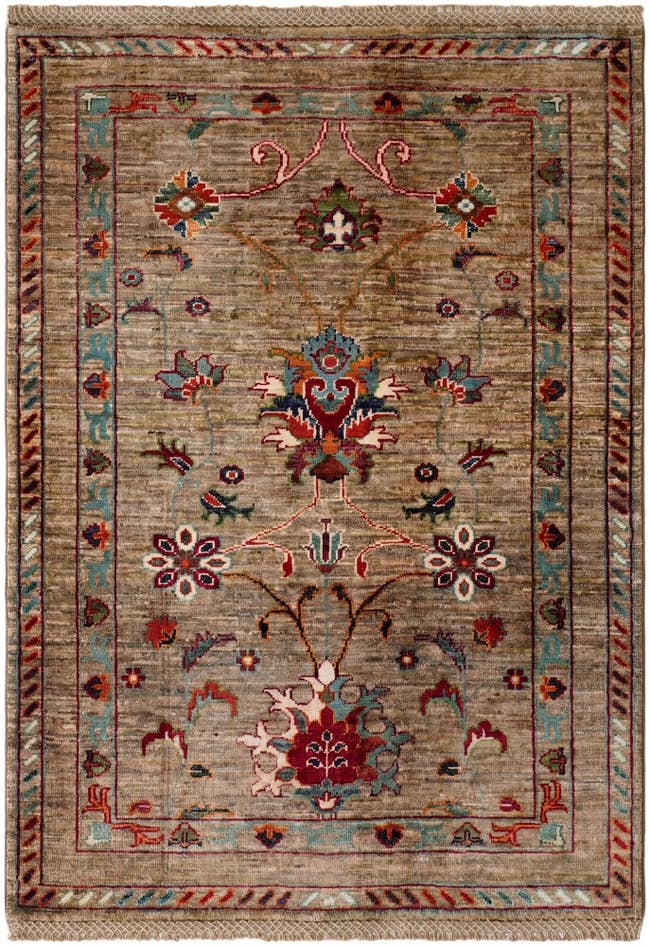 Detail image of 2' 11 x 4' 2 Hand Knotted Ariana Ziegler Rug