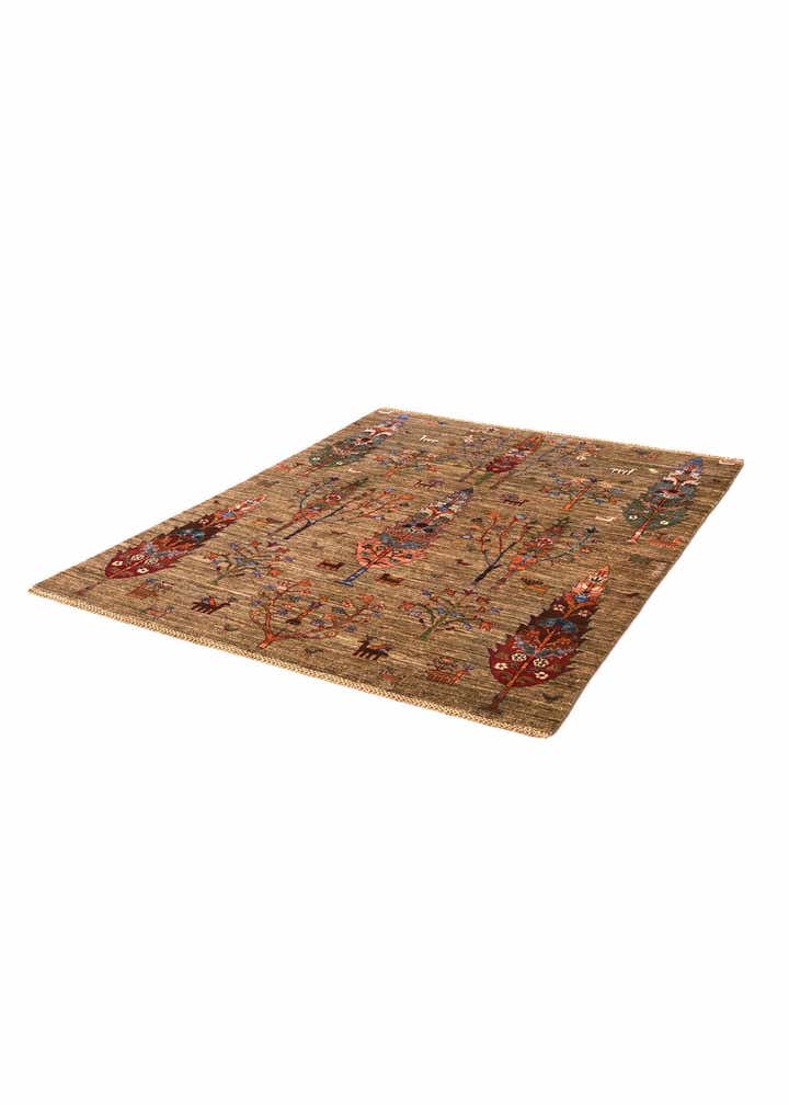 5' x 6' 7 Hand Knotted Ariana Ziegler Rug