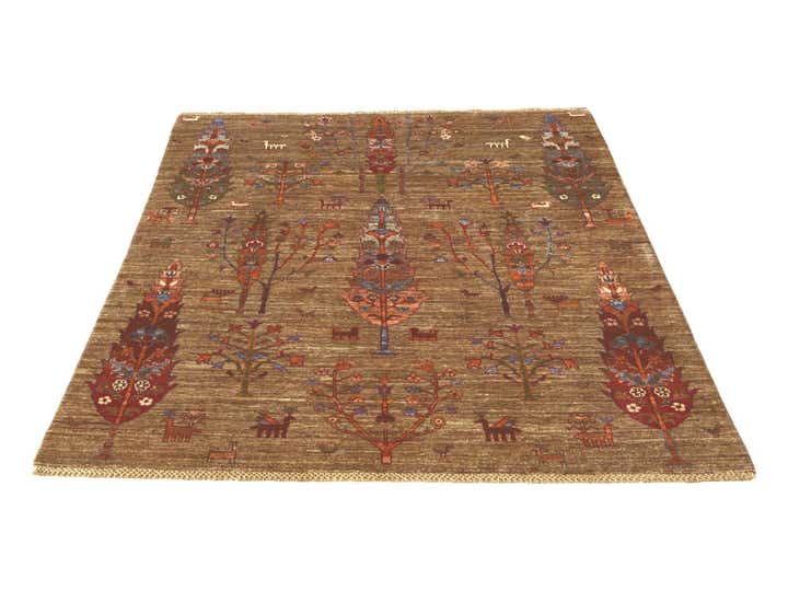 5' x 6' 7 Hand Knotted Ariana Ziegler Rug