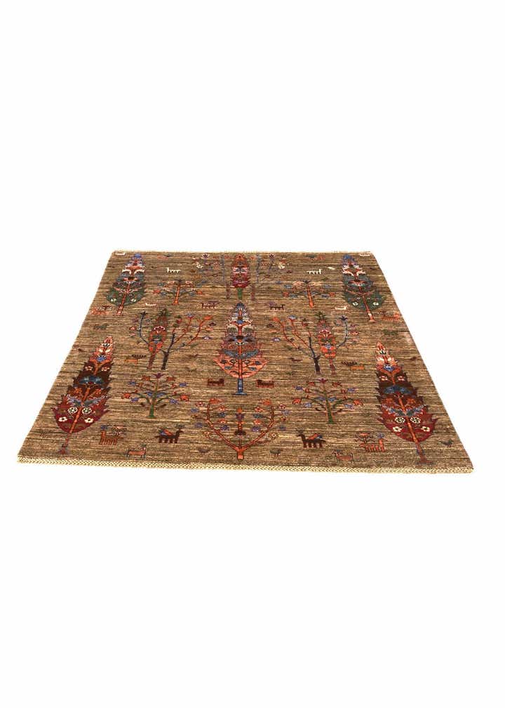 5' x 6' 7 Hand Knotted Ariana Ziegler Rug