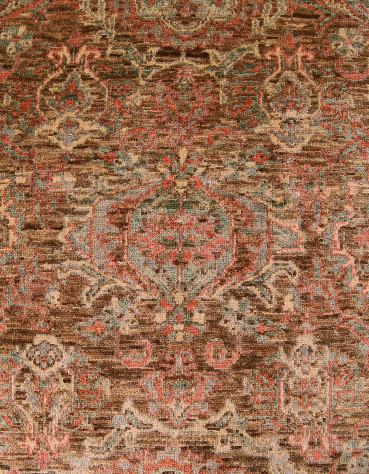 Detail image of 5' x 6' 7 Hand Knotted Ariana Ziegler Rug