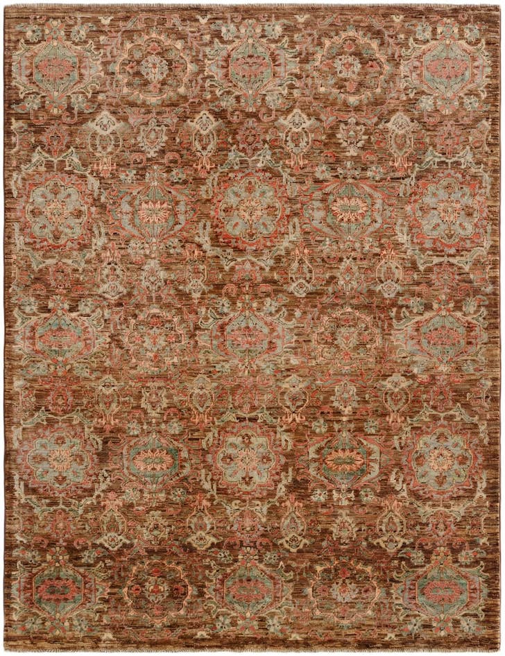 Detail image of 5' x 6' 7 Hand Knotted Ariana Ziegler Rug