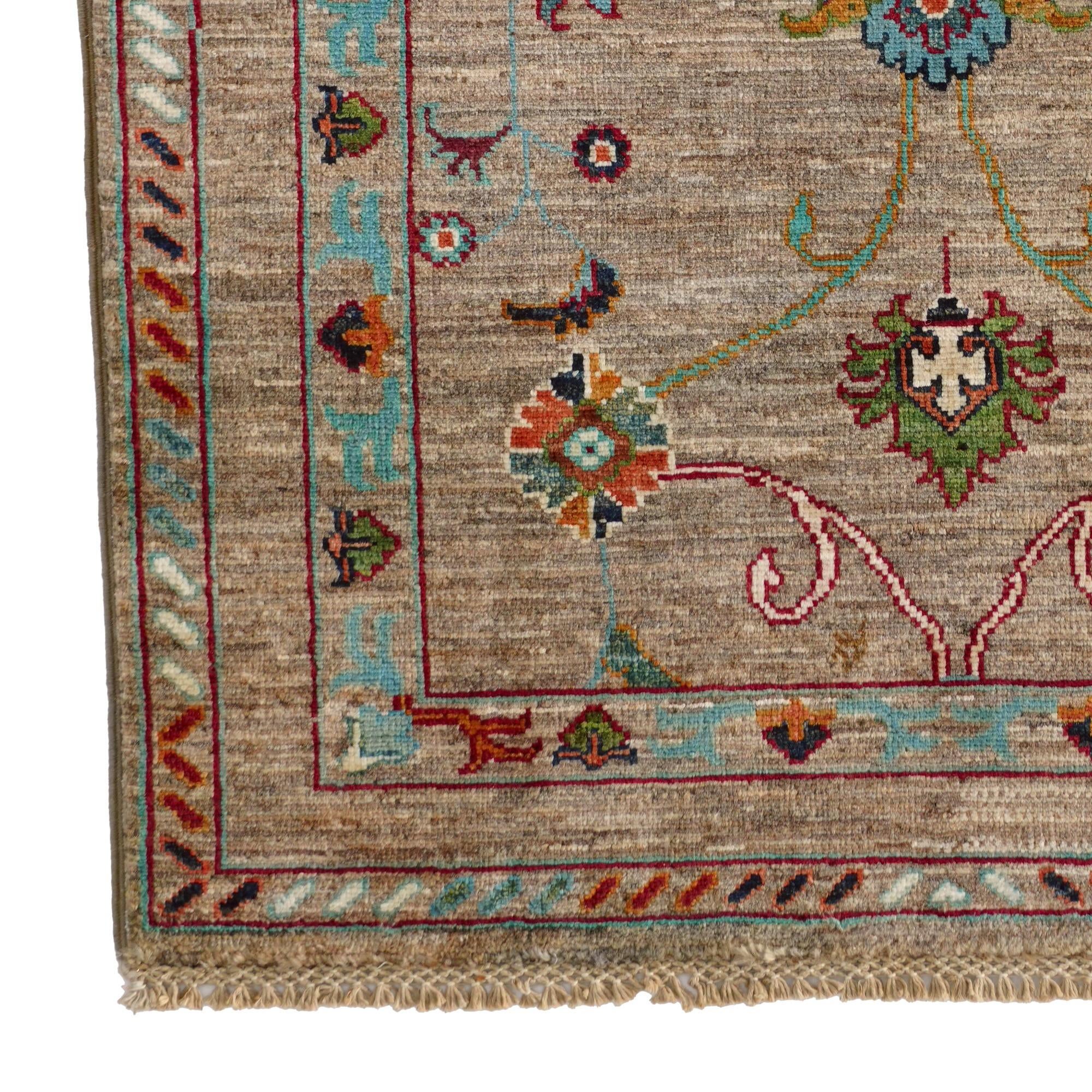 2' 9 x 4' 2 Hand Knotted Ariana Ziegler Rug
