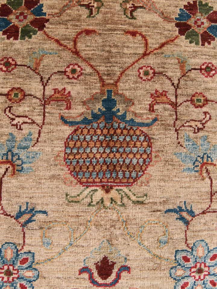 4' x 5' 10 Hand Knotted Ariana Ziegler Rug