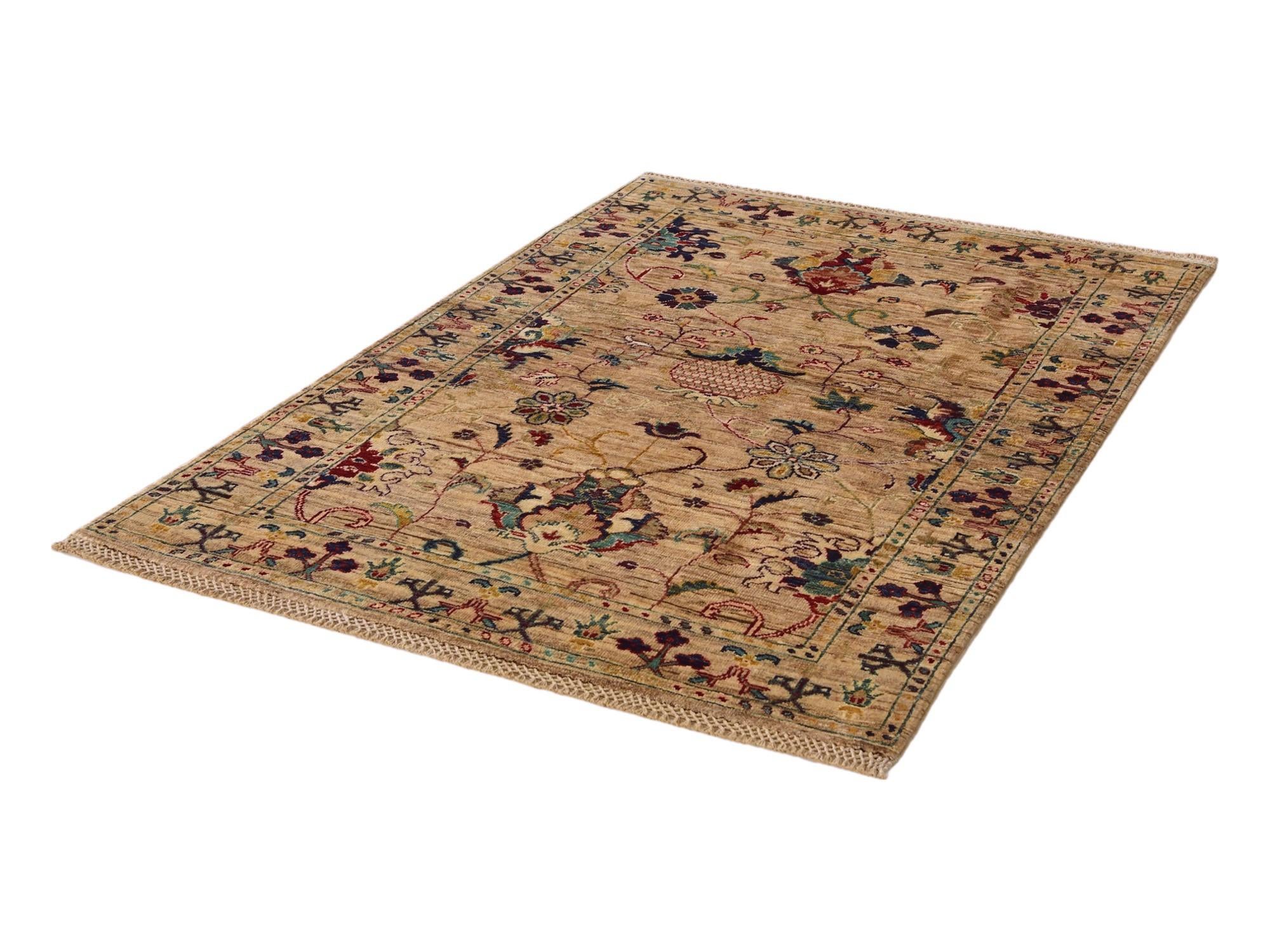 3' 5 x 5' Hand Knotted Ariana Ziegler Rug