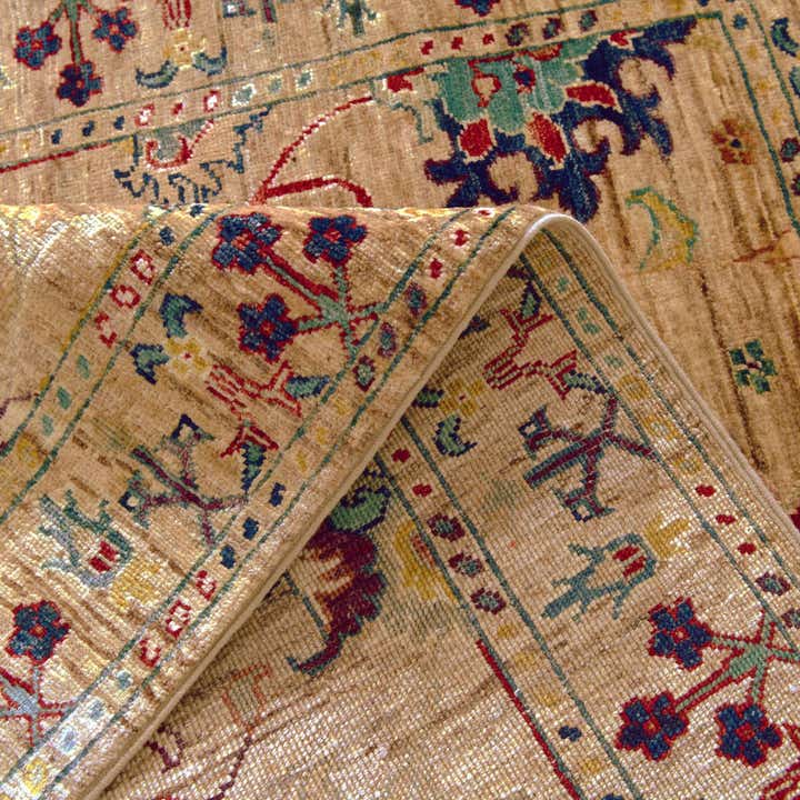 3' 5 x 5' Hand Knotted Ariana Ziegler Rug