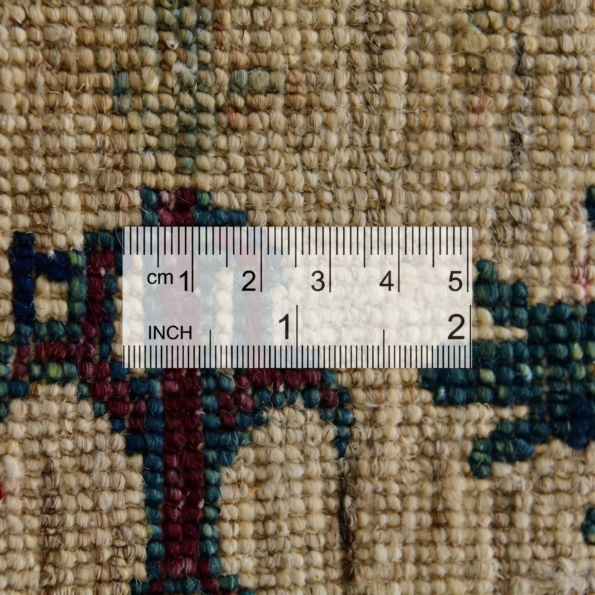 3' 5 x 5' Hand Knotted Ariana Ziegler Rug